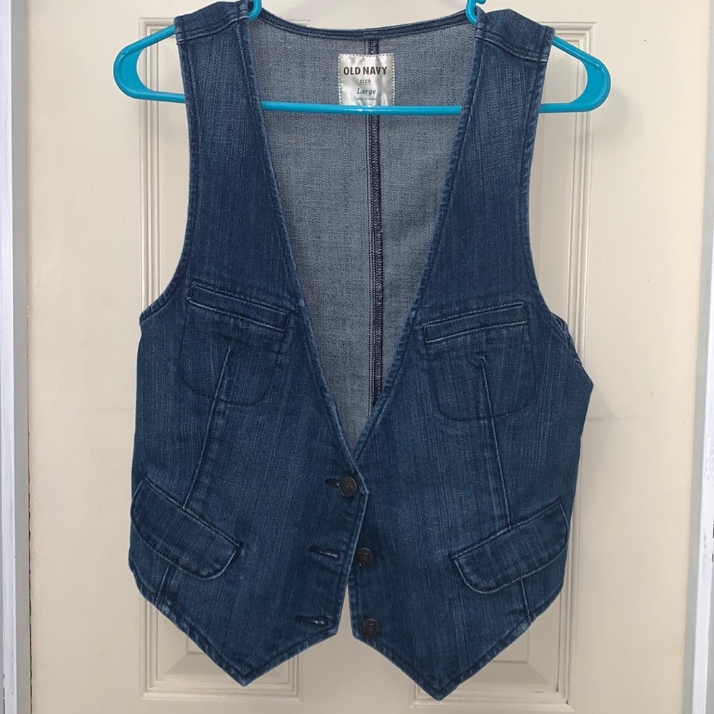 Large Old Navy Denim Vest